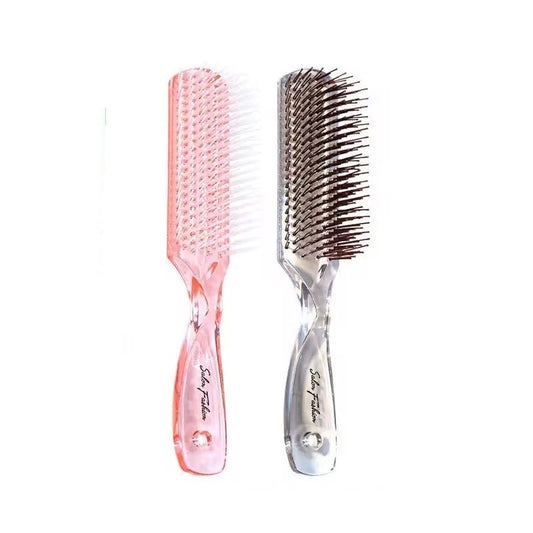 ESCOVA MASSAGEADORA E DESEMBARAÇANTE MARROM TRANSP - ISSI SUPPLIES