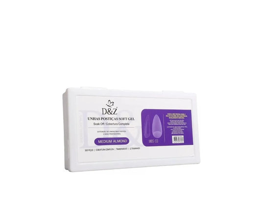 TIPS PARA SOFT GEL AMENDOA MEDIA FOSCA X500 - DZ
