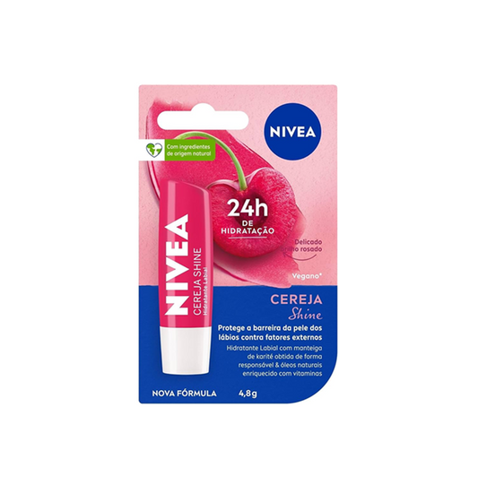 PROTETOR LABIAL LIP CARE CEREJA SHINE - NIVEA