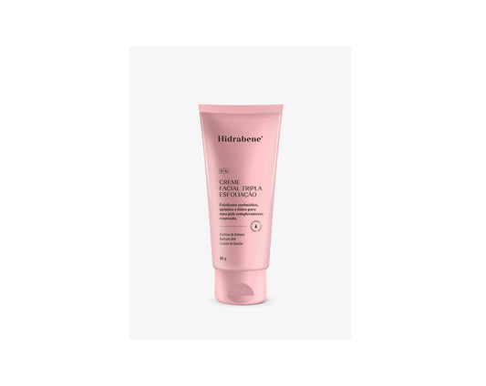 CREME FACIAL TRIPLA ESFOLIAÇÃO 60G- HIDRABENE