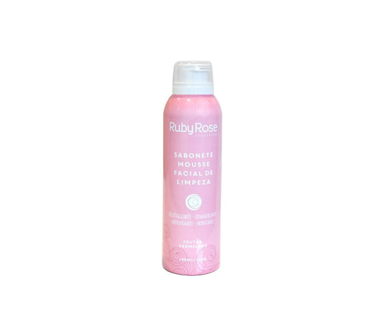 SABONETE MOUSSE FACIAL FRUTAS VERMELHAS 150ML - RUBY ROSE
