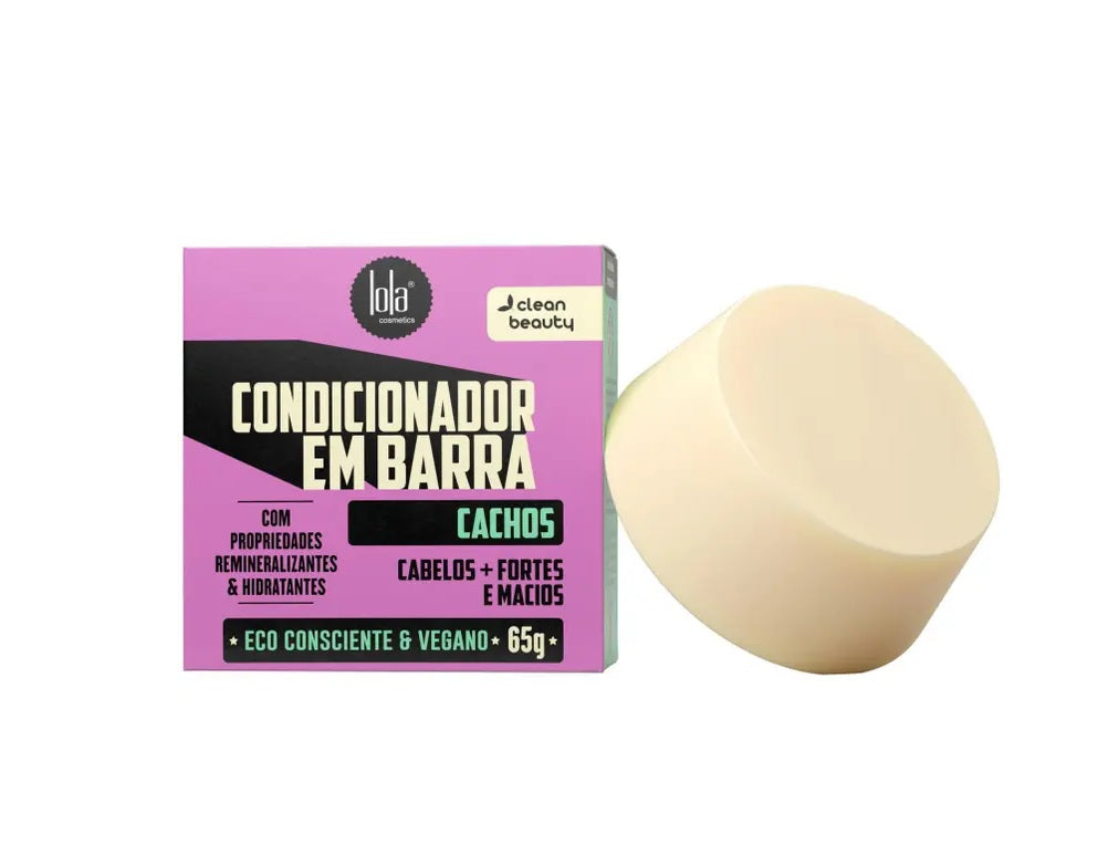 CONDICIONADOR EM BARRA CACHOS 65G - LOLA COSMETICS