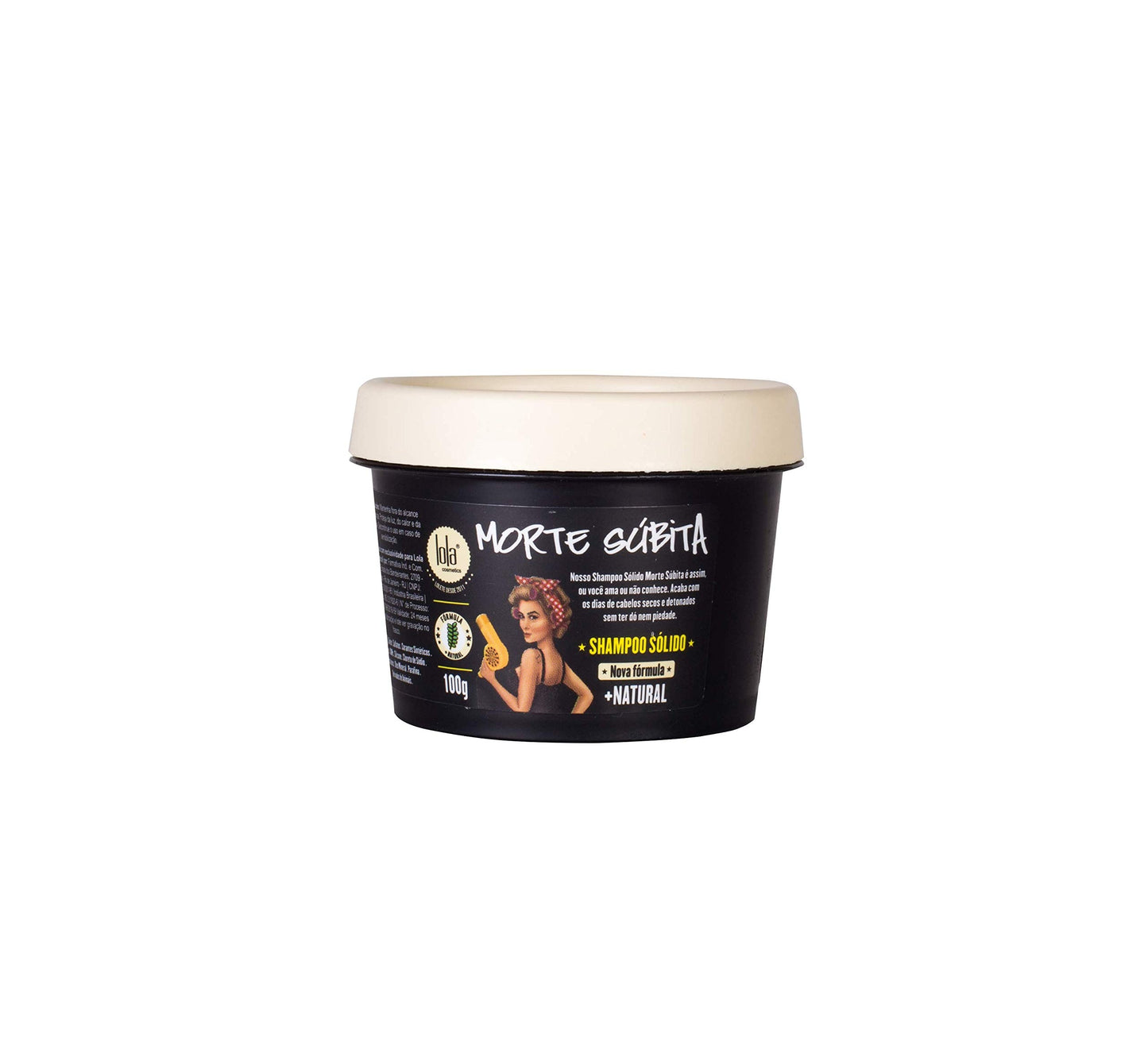 SHAMPOO SOLIDO MORTE SUBITA 100G - LOLA COSMETICS