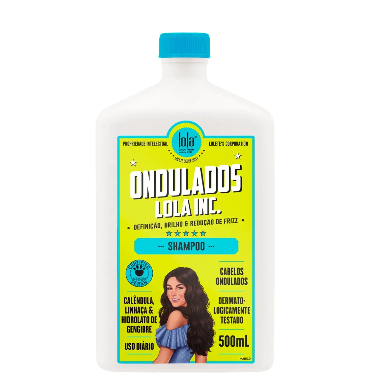 SHAMPOO ONDULADOS LOLA INC. 500ML - LOLA COSMETICS