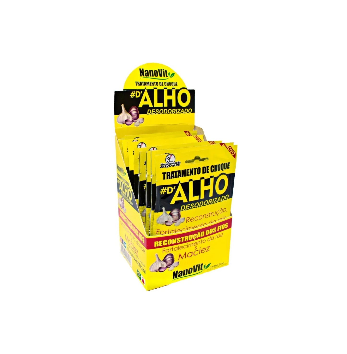 TRATAMENTO DE CHOQUE D ALHO 30G - CAPIM LIMAO