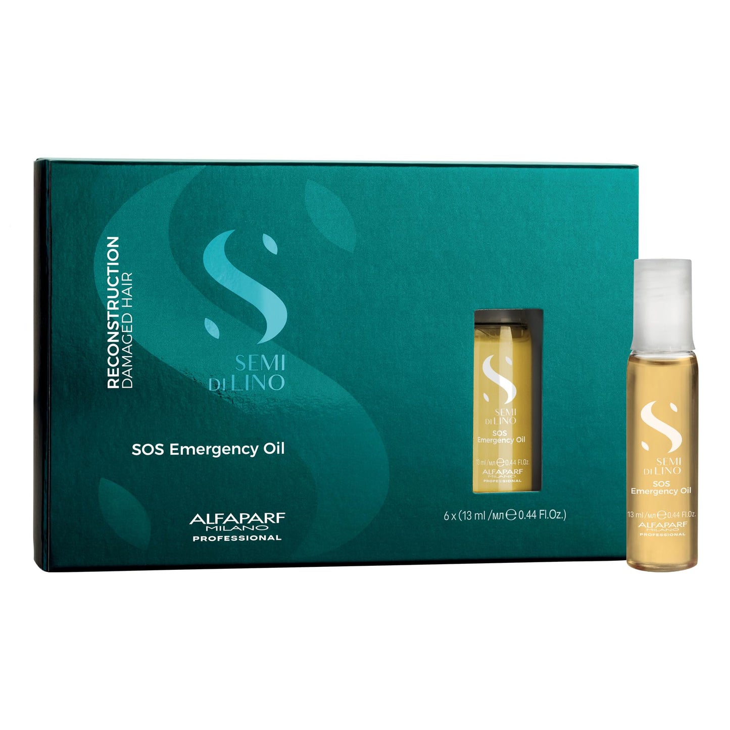 AMPOLA SEMI DI LINO REPARATIVE SOS EMERGENCY OIL 13ML - ALFAPARF