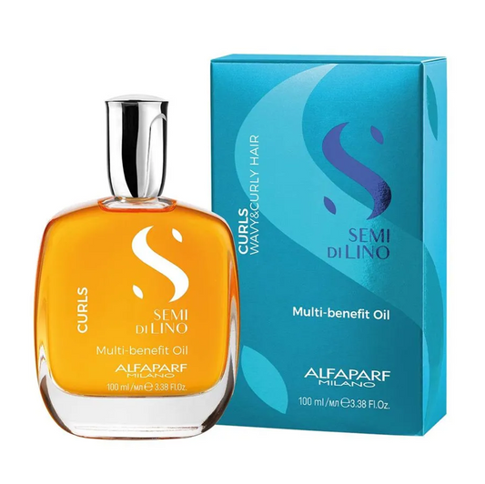 OLEO MULTI BENEFIT SEMI DI LINO CURLS OIL 100ML - ALFAPARF