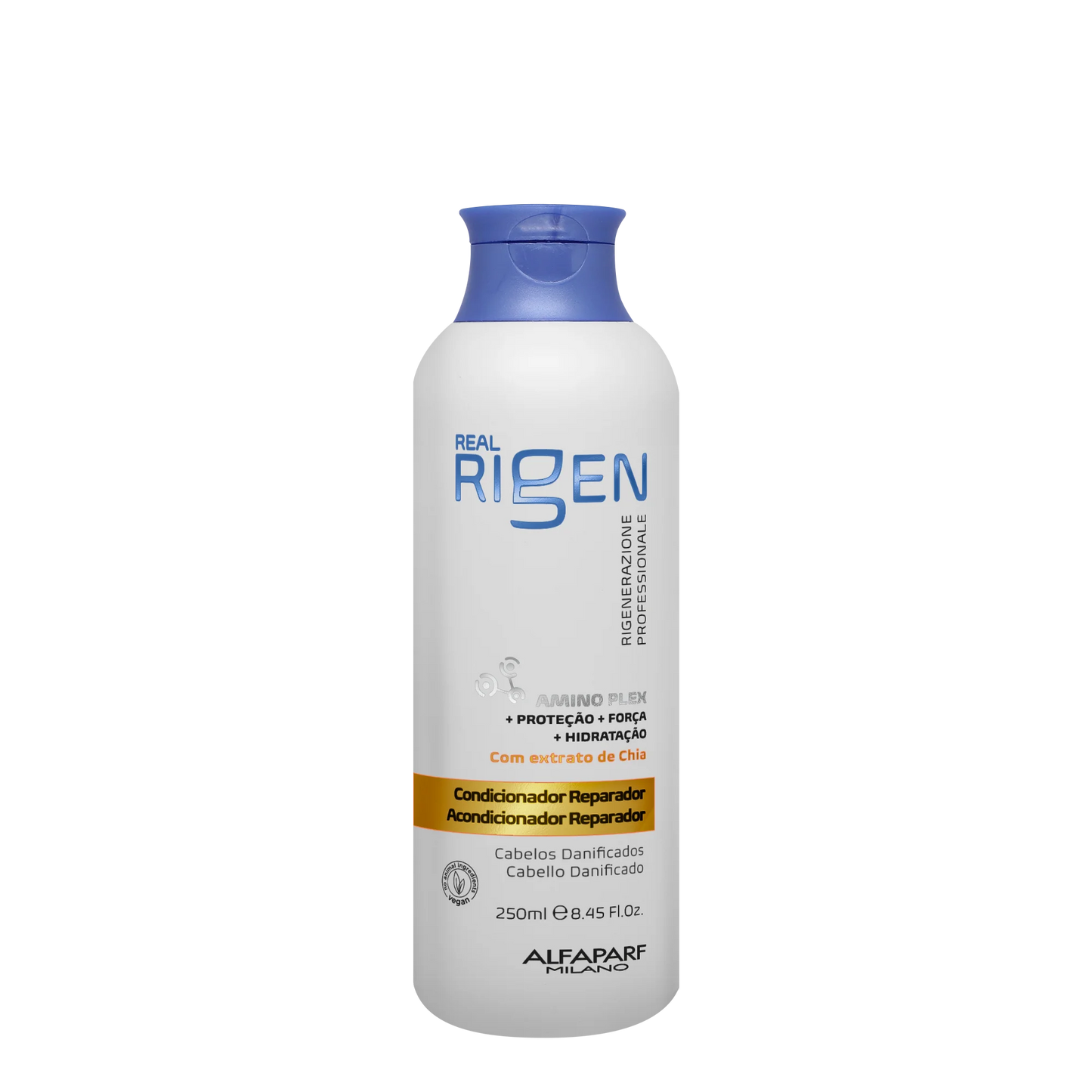 CONDICIONADOR REPARADOR COM CHIA APM REAL RIGEN 250ML - ALFAPARF