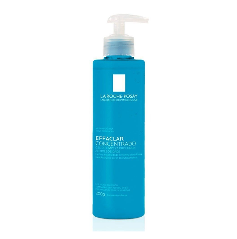 GEL LIMPEZA PROFUNDA ANTIOLEOSIDADE EFFACLAR CONCENTRADO 300ML - LA ROCHE POSAY