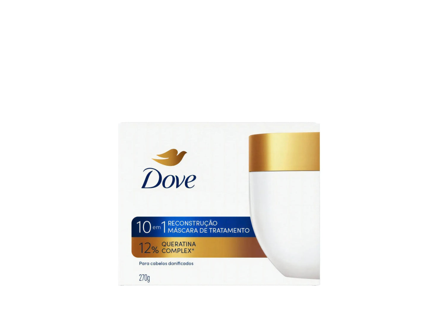 MASCARA DE TRATAMENTO 10 EM 1 RECONSTRUÇÃO 270G - DOVE