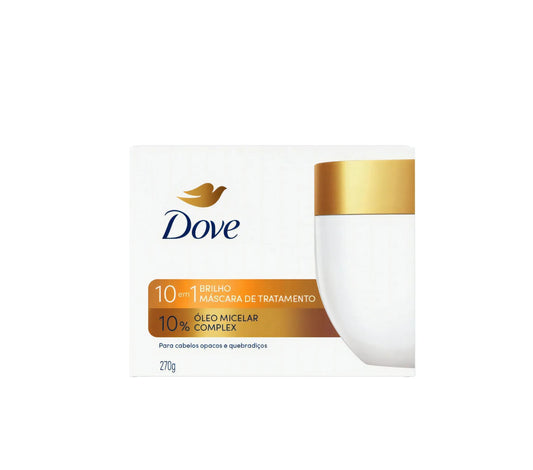 MASCARA DE TRATAMENTO 10 EM 1 BRILHO 270G - DOVE