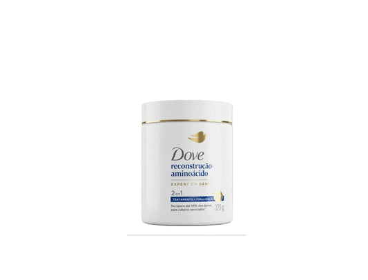 MASCARA DE TRATAMENTO E FINALIZAÇÃO 2 EM 1 RECONSTRUÇÃO + AMINOACIDO 500G - DOVE