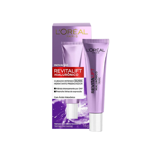 CREME REVITALIFT HIALURONICO OLHOS 15ML - LOREAL