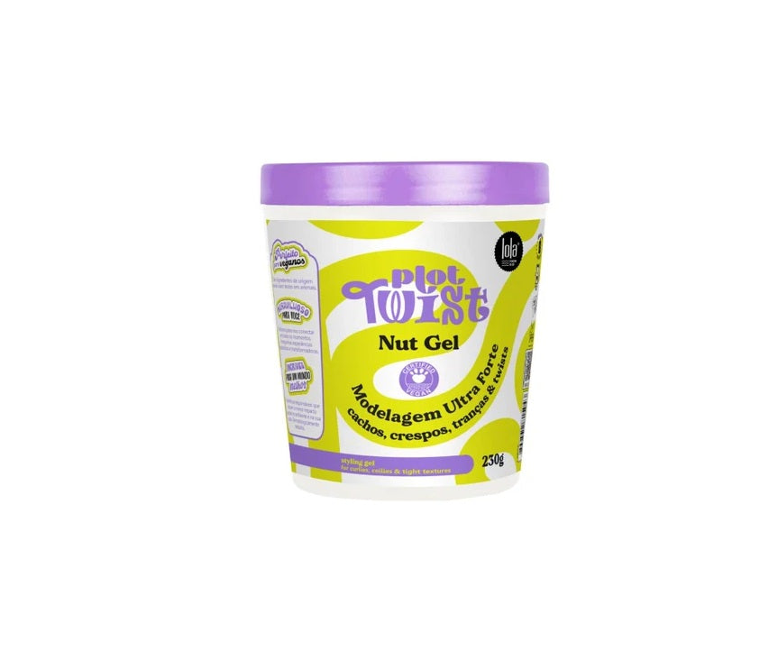 GEL NUT MODELAGEM ULTRA FORTE PLOT TWIST 230G - LOLA COSMETICS