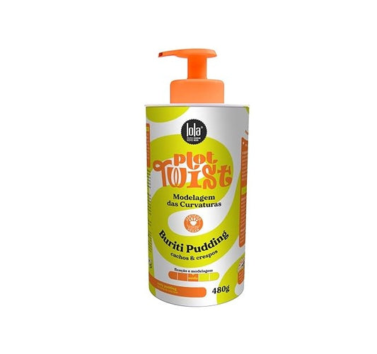 MODELADOR CACHOS E CRESPOS PLOT TWIST BURITI PUDDING 480G - LOLA COSMETICS