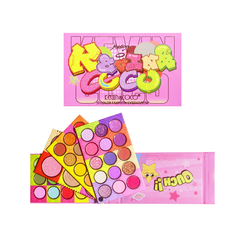 PALETA DE SOMBRAS 51 CORES - KEVIN & COCO